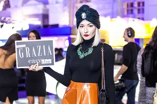Grazia StreetStyle на Mercedes-Benz Fashion Week Russia 2013