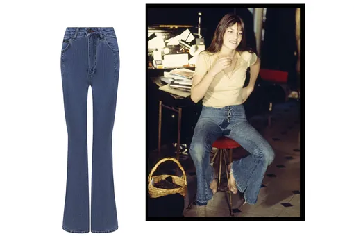 Джейн Биркин в 70-х, джинсы BLCV, 11 900 руб.