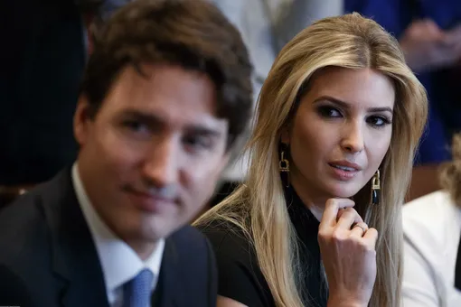 Джастин Трюдо и Иванка Трамп Джастин Трюдо и Иванка Трамп