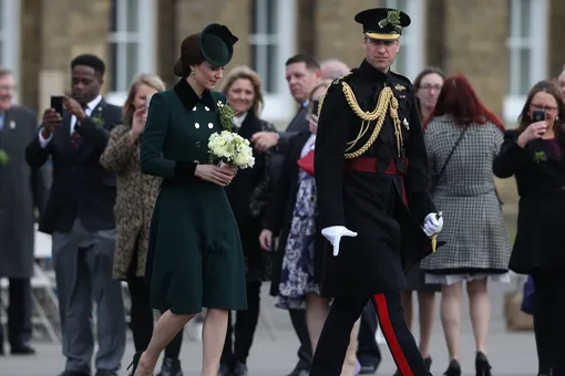 Нет времени на ссоры: Кейт Миддлтон и принц Уильям отметили День святого Патрика