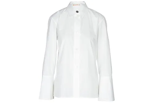 Хлопковая блуза, Marni, 24 950 руб. (с учетом 41%-ной скидки), ЦУМ