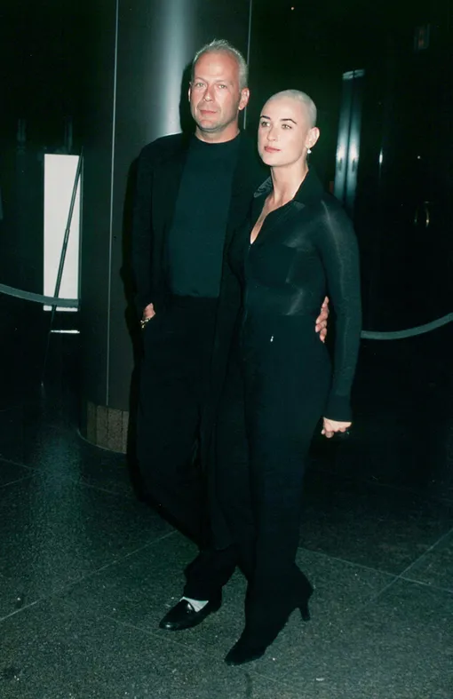 Брюс Уиллис и Деми Мур в 1996 году