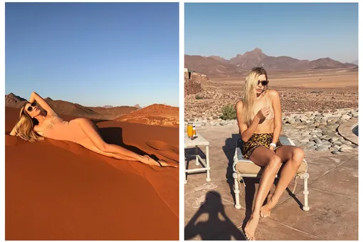 Отдых в дюнах: вдохновляемся образами Елены Перминовой из ее поездки в Намибию