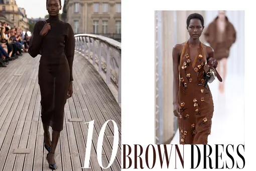 В год деревянного дракона шоколадные платья точно принесут удачу – вот 10 стильных моделей 