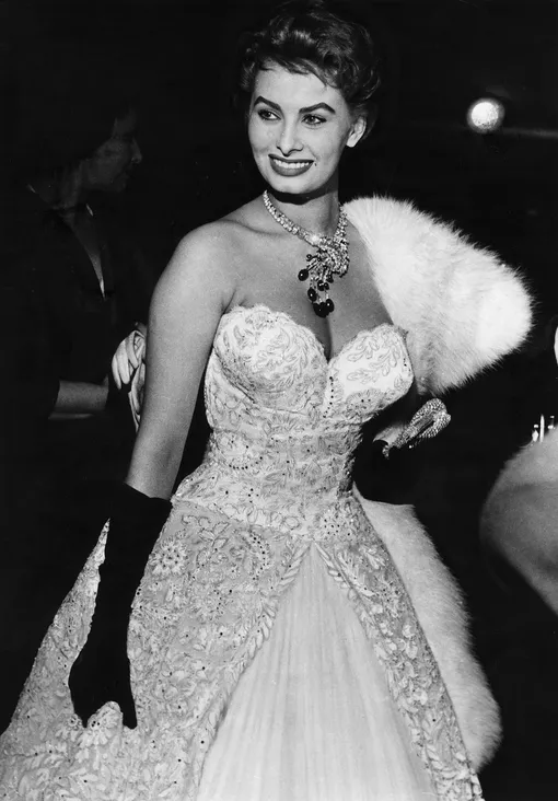 Софи Лорен на Каннском кинофестивале в 1955 году