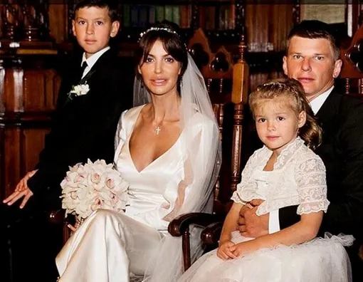 Андрей Аршавин и Алиса Казьмина с детьми от бывшего мужа