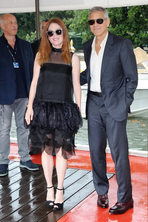 Джулианна Мур и Джордж Клуни