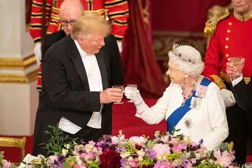 Королева Елизавета II полгода готовилась к встрече с Дональдом и Меланией Трамп