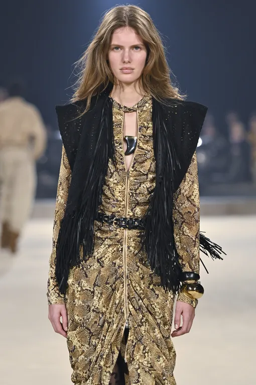 Isabel Marant, осень-зима 2025/2026 Какие вещи с бахромой в моде осенью