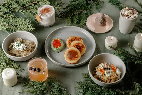 Где забронировать стол на январских праздниках: 8 гастрономических идей