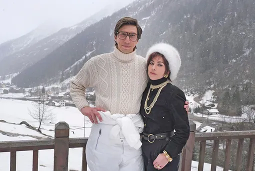 Кадр со съемок фильма «Дом Gucci» (2021) Кадр со съемок фильма «Дом Gucci» (2021)