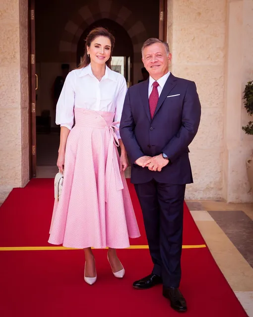 Королева Рания и президент Австрии
