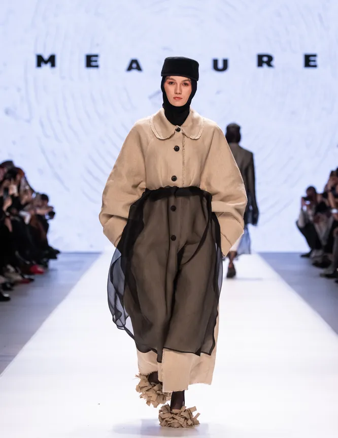 Показ бренда Measure на Московской неделе моды