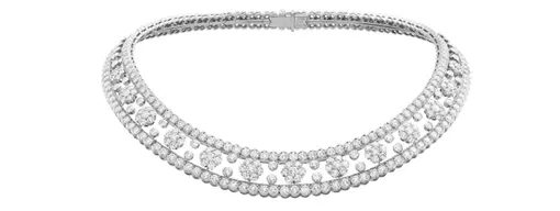 Колье из белого золота с бриллиантами, Snowflake, Van Cleef & Arpels, Van Cleef & Arpels