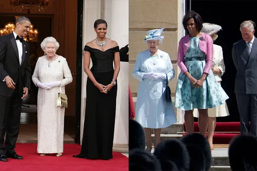 Елизавета II и Мишель Обама