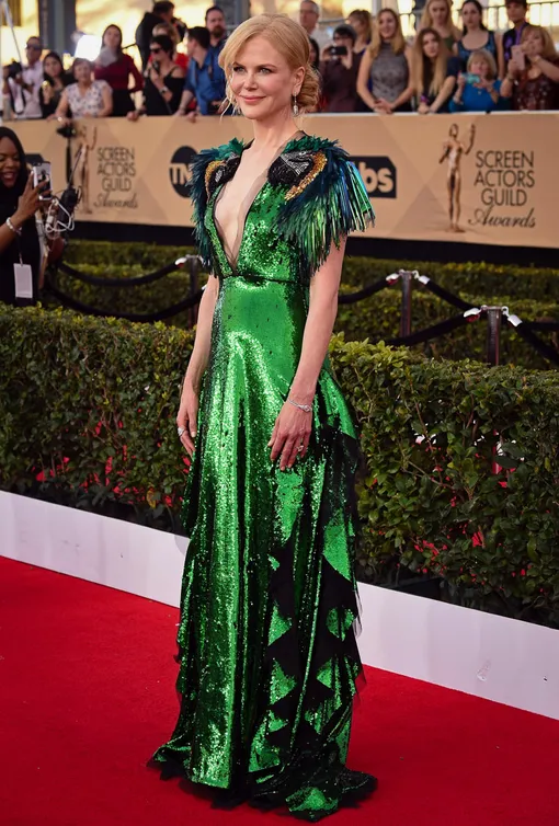 Николь Кидман в платье Gucci на премии Гильдии киноактеров США