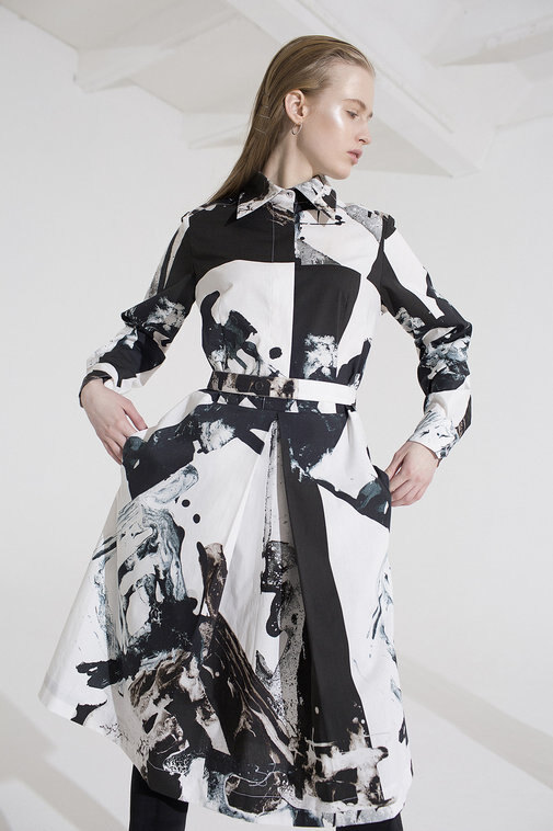 Платье Helen Stracta с принтом «Энергия воды» — 9 000 рублей