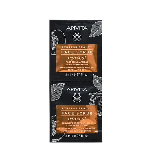 Скраб-эксфолиант для лица Express Beauty Face scrub Apricot, Apivita