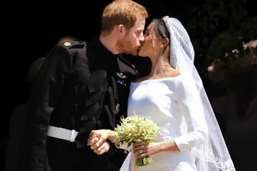 По полочкам: образ Меган Маркл на свадьбе с принцем Гарри