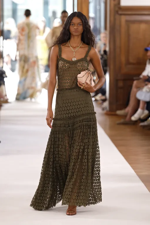 модное платье-кроше