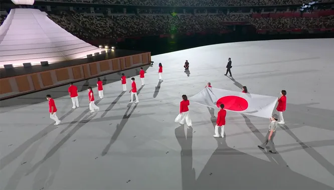 Церемония открытия Олмипиады в Токио