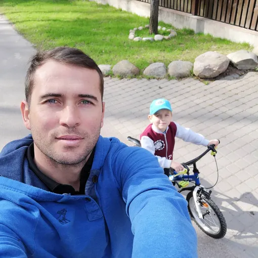 Александр Кержаков с сыном