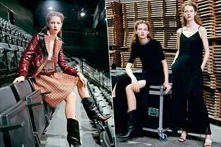 Красный и фиолетовый: 36 луков Nina Ricci в трендовых оттенках осени