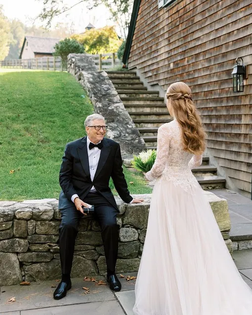Билл Гейтс с дочерью