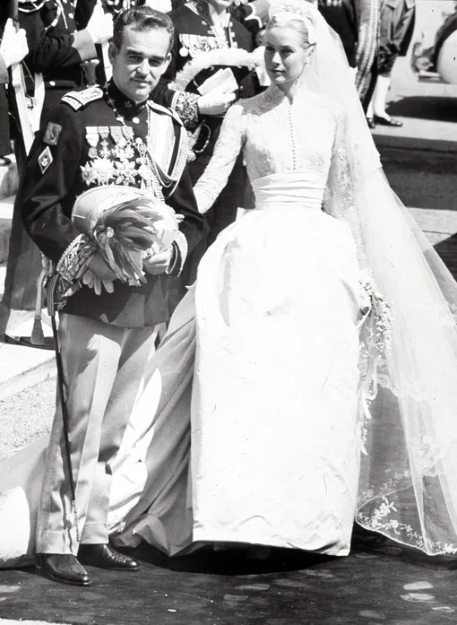 Свадьба Ренье III и Грейс Келли в 1956 году