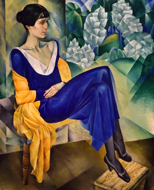 Портрет Анны Ахматовой (нарисовал художник Н. И. Альтман)