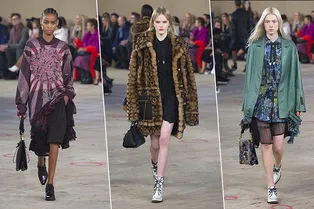Кайя Гербер и Дри Хемингуэй на показе Coach FW 2019 Кайя Гербер и Дри Хемингуэй на показе Coach FW 2019