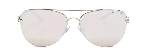 Солнцезащитные очки в металлической оправе, Tiffany & Co, 26 700 руб., Tiffany & Co