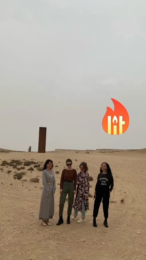 Ксения Собчак с подругами в Катаре