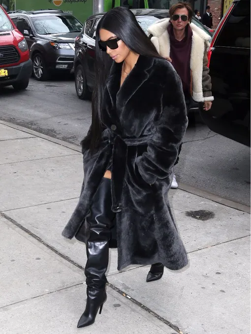 Ким Кардашьян на Неделе моды в Нью-Йорке, 2017
