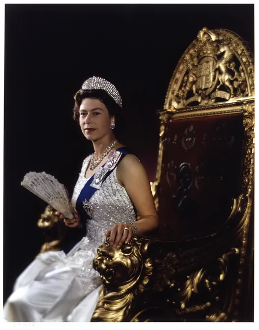 Королева Елизавета в 1966 году
