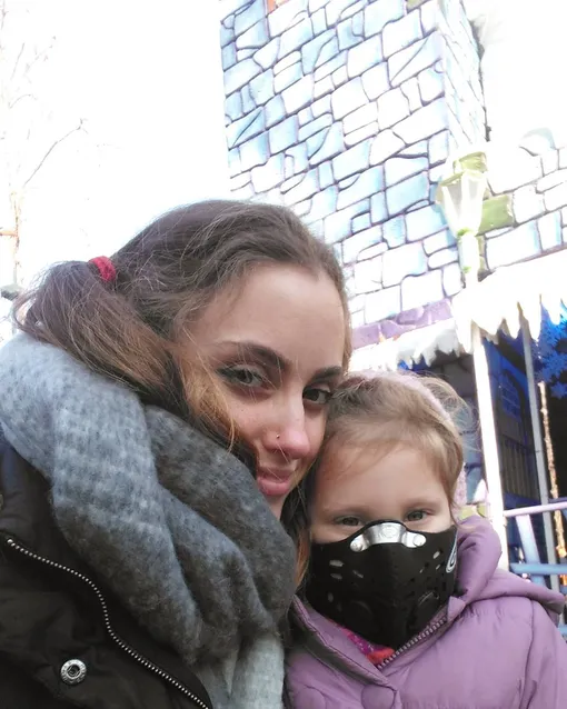 Анна Бродская с дочкой