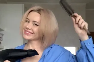 Объемная укладка на каре от @lenagaponiuk