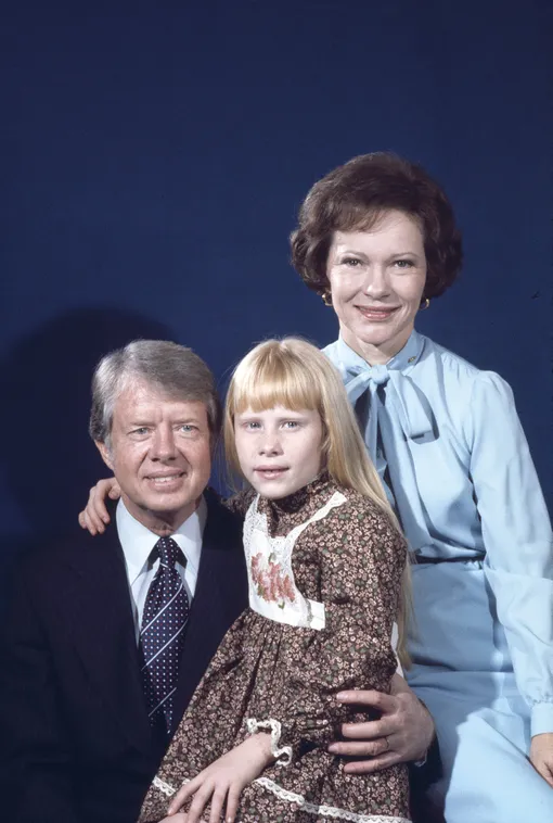 Джимми Картер с семьей