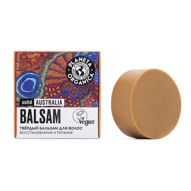 Твердый бальзам для волос Solid Australia Balsam, Planeta Organica, 489 руб.