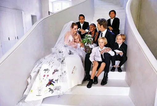 Свадьба Анджелины Джоли и Брэда Питта в 2014 году