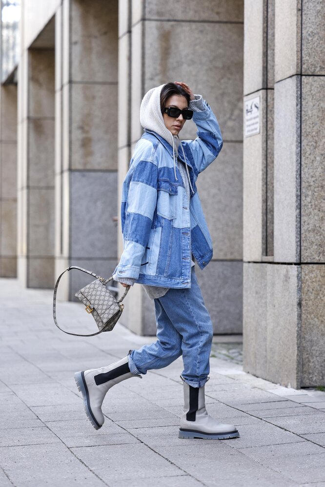 Кожаные женские ботинки Как носить ботинки на шнуровке прямо сейчас: модные примеры