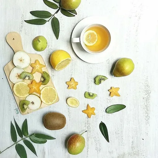 Чай с мятой и лимоном