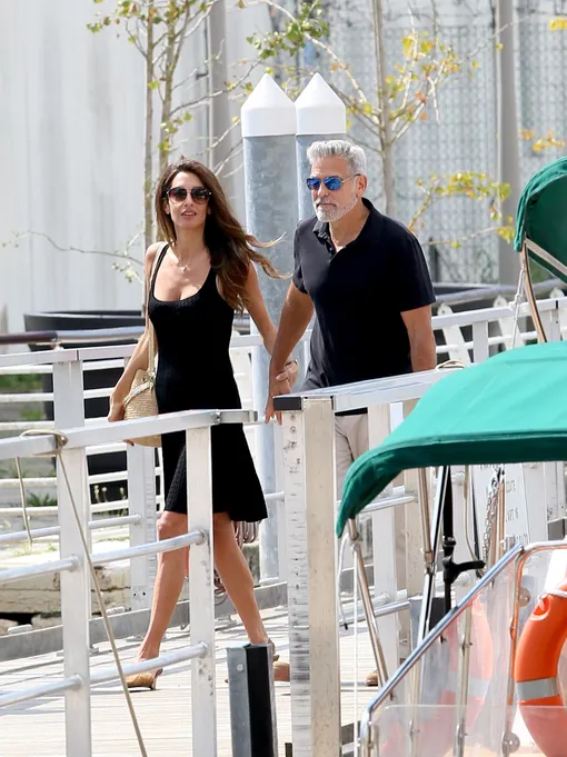 Амаль Клуни с мужем Джорджем