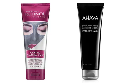 Skincare Cosmetics Retinol Purifying Charcoal Mask \ Ahava Dunaliella Algae Peel-Off Mask