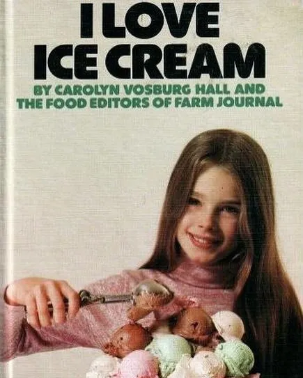Брук Шилдс в рекламе мороженого
