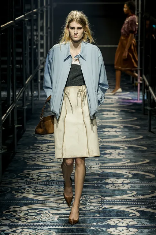 Prada, осень-зима 2025-2026 Актуальные цвета осени с модных показов