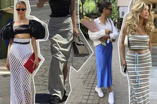 С чем носить длинную юбку: 5 готовых летних образов с макси