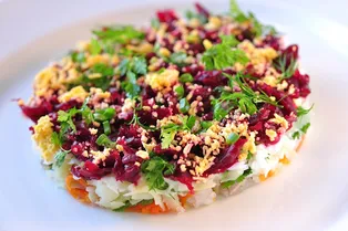 Салат «Сельд под шубой в стиле Vаниль»