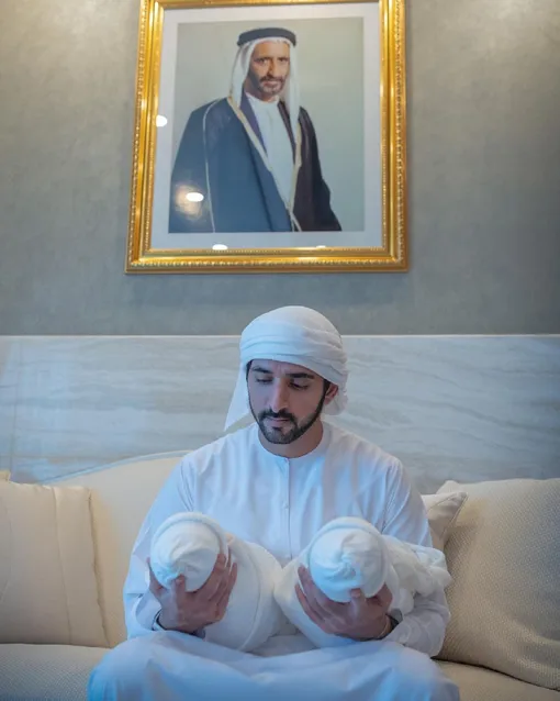 Наследный принц Дубая с деьми