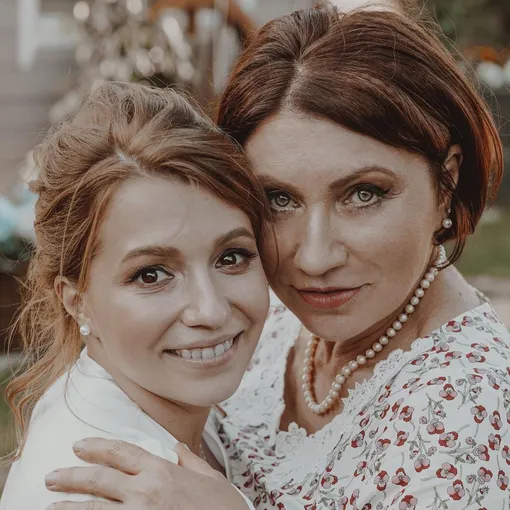 Роза Сябитова с дочерью Ксенией